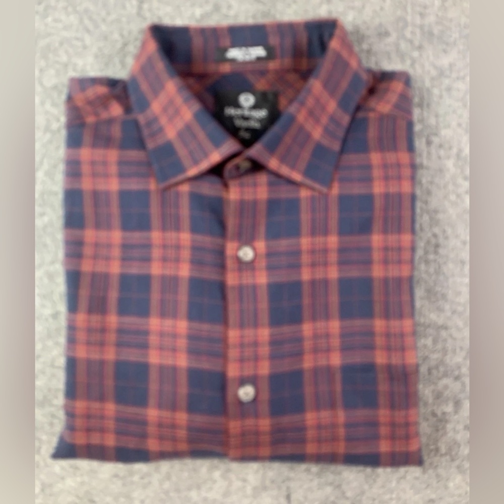 Heritage Viyella Mens Cotton Blend Long Sleeve Button Down Shirt Sz M